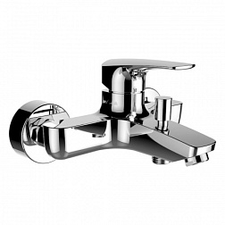 Настенный смеситель Laurin неповоротный излив, с выходом на душ (без лейки) 3.2120.7.004.400.1 Laufen